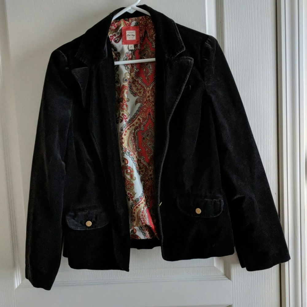 Velvet blazer